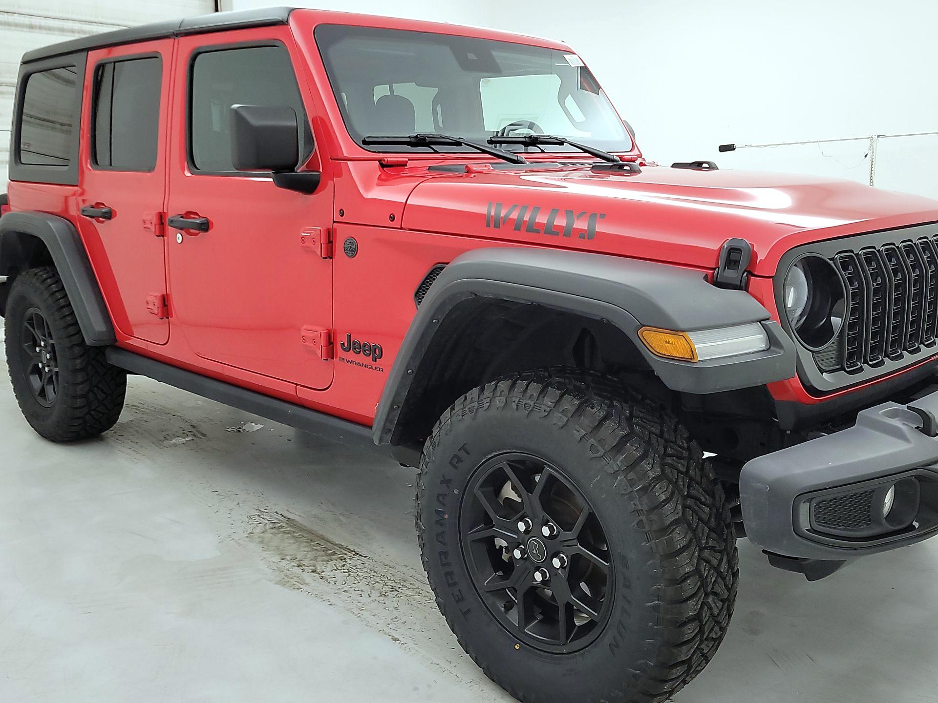 Red 2025 Jeep Wrangler SUV / Crossover Four-Wheel Drive Automatic