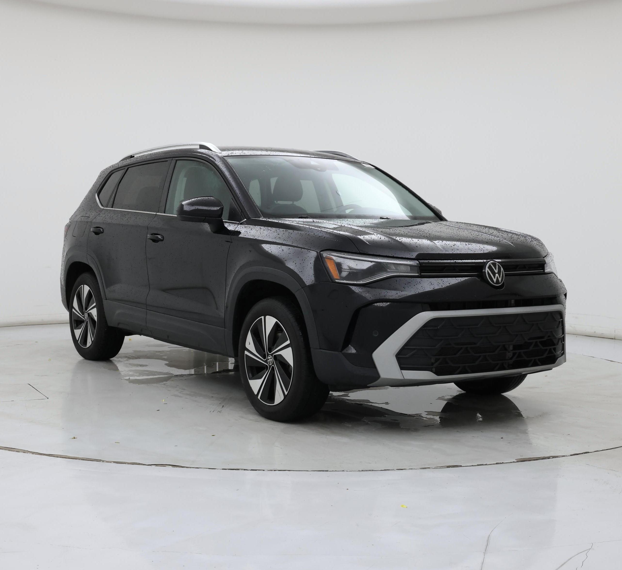 Black 2025 Volkswagen Taos SUV / Crossover All-Wheel Drive Automatic