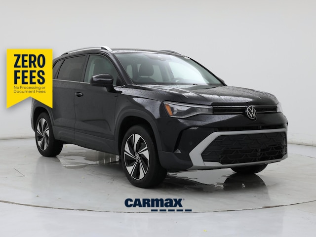 Black 2025 Volkswagen Taos SUV / Crossover All-Wheel Drive Automatic