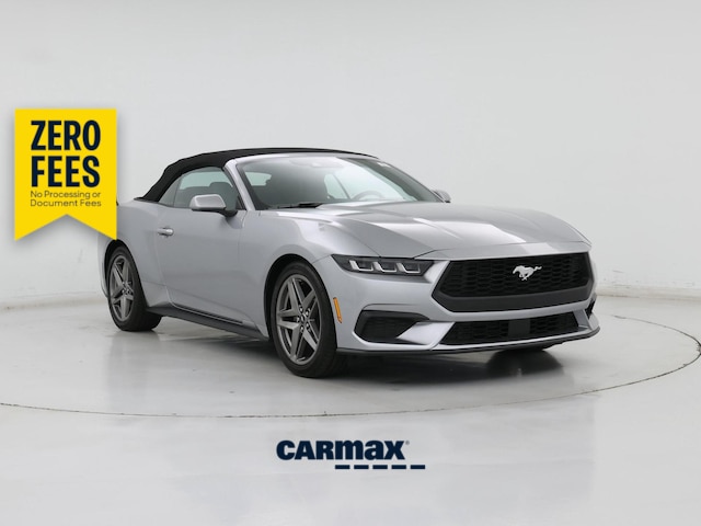 Silver 2024 Ford Mustang Convertible Rear-Wheel Drive Automatic