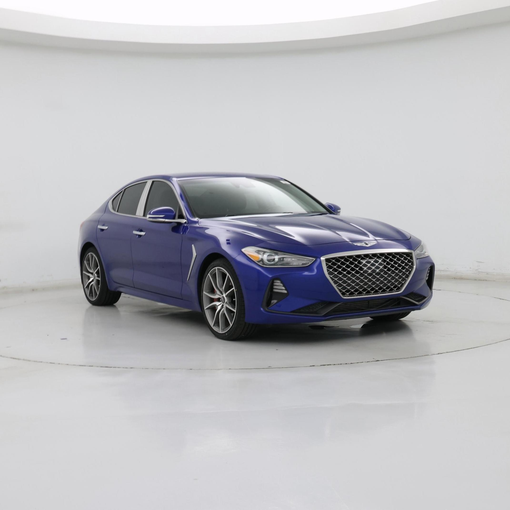 Blue 2019 Genesis G70 Sedan Rear-Wheel Drive Automatic