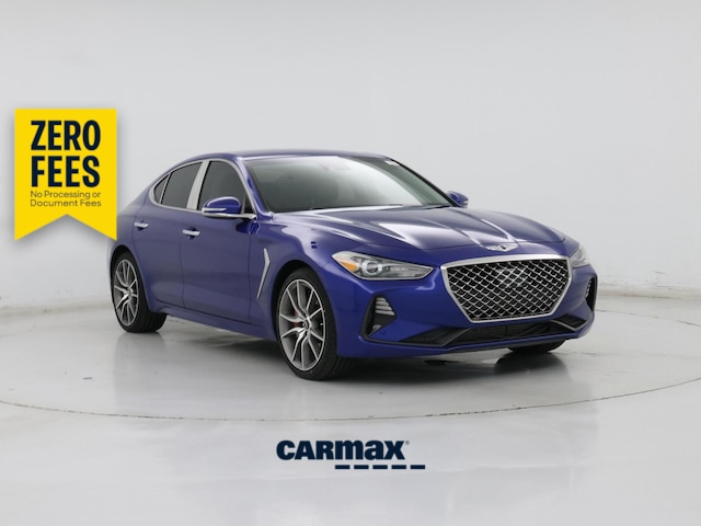 Blue 2019 Genesis G70 Sedan Rear-Wheel Drive Automatic