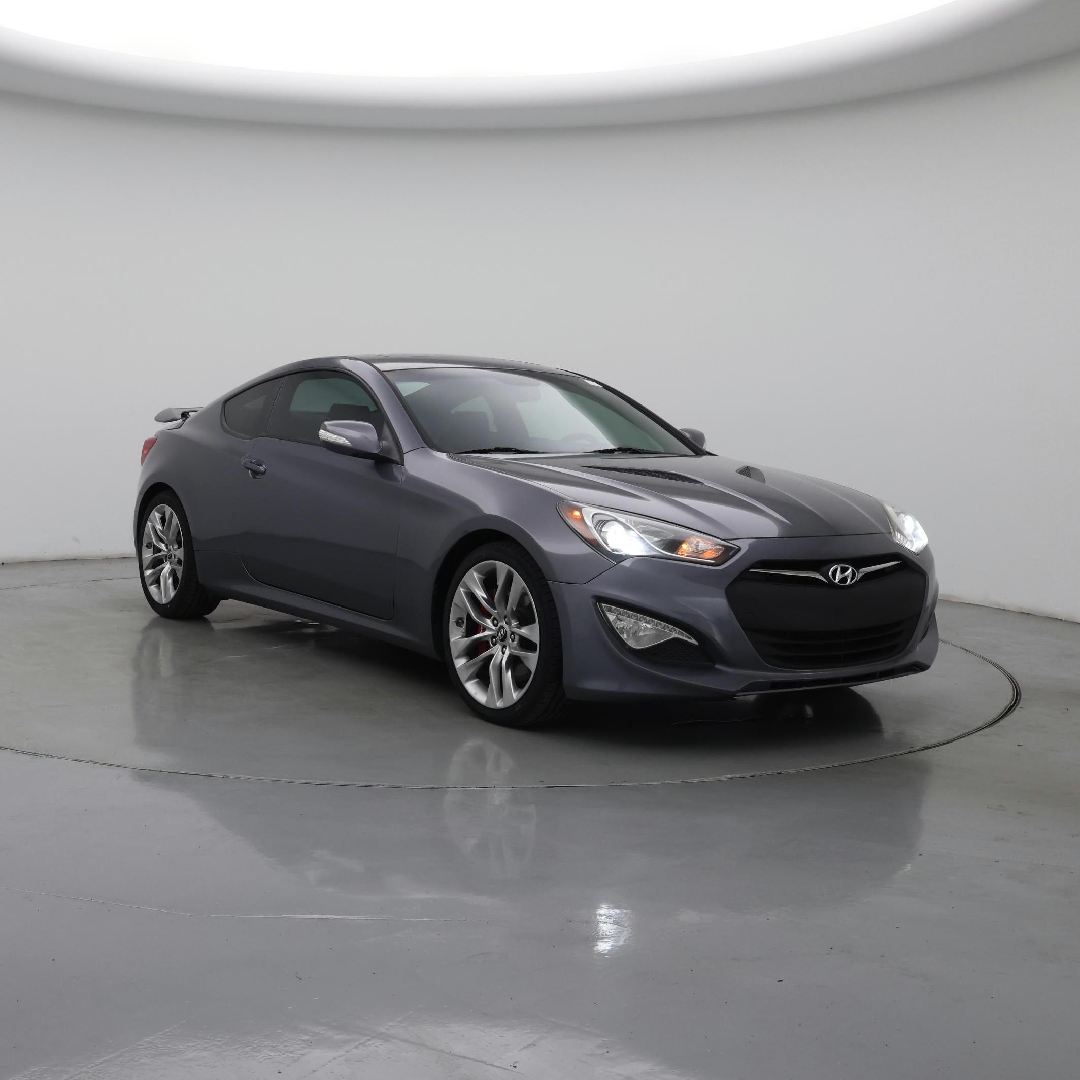 Gray 2016 Hyundai Genesis Coupe Coupe Rear-Wheel Drive Automatic