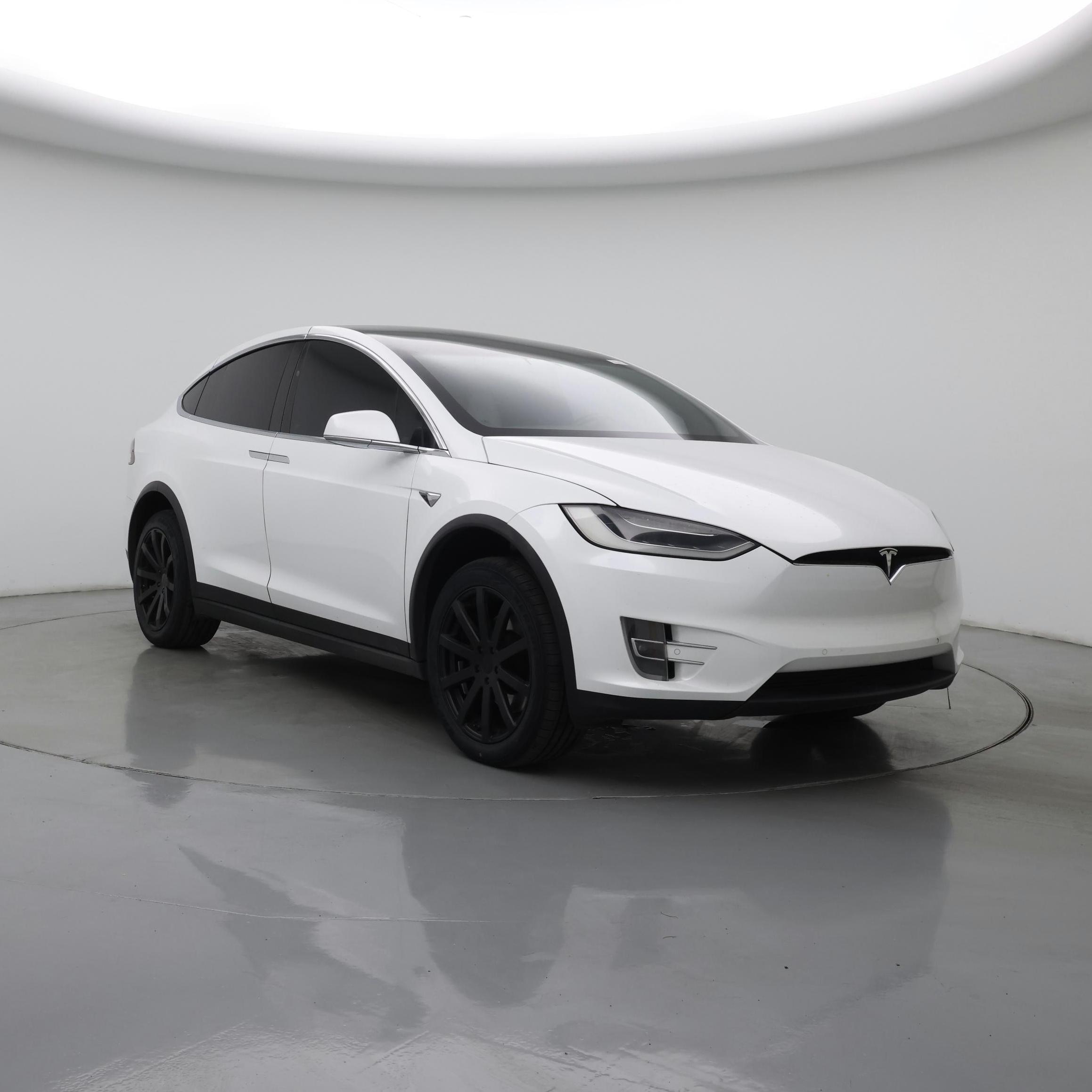 White 2019 Tesla Model X SUV / Crossover All-Wheel Drive Automatic