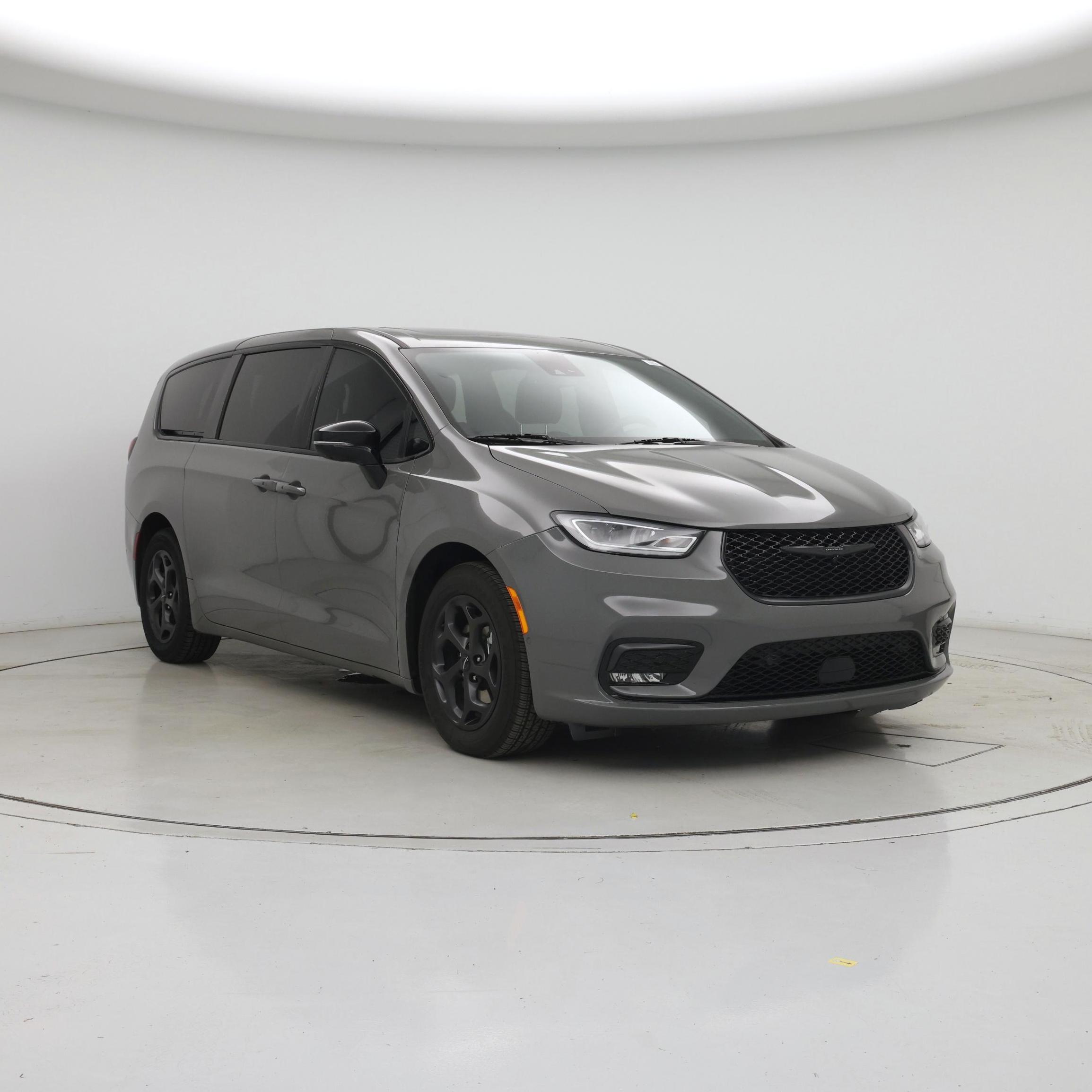 Gray 2023 Chrysler Pacifica Hybrid Minivan Front-Wheel Drive Automatic