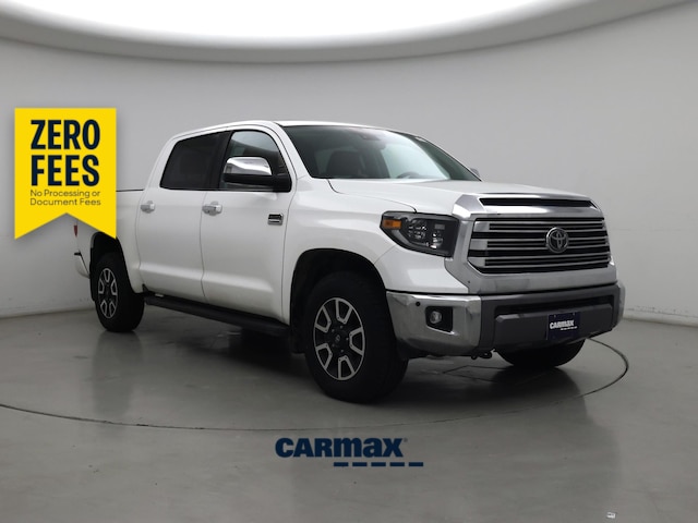 White 2021 Toyota Tundra Pickup Truck Four-Wheel Drive Automatic