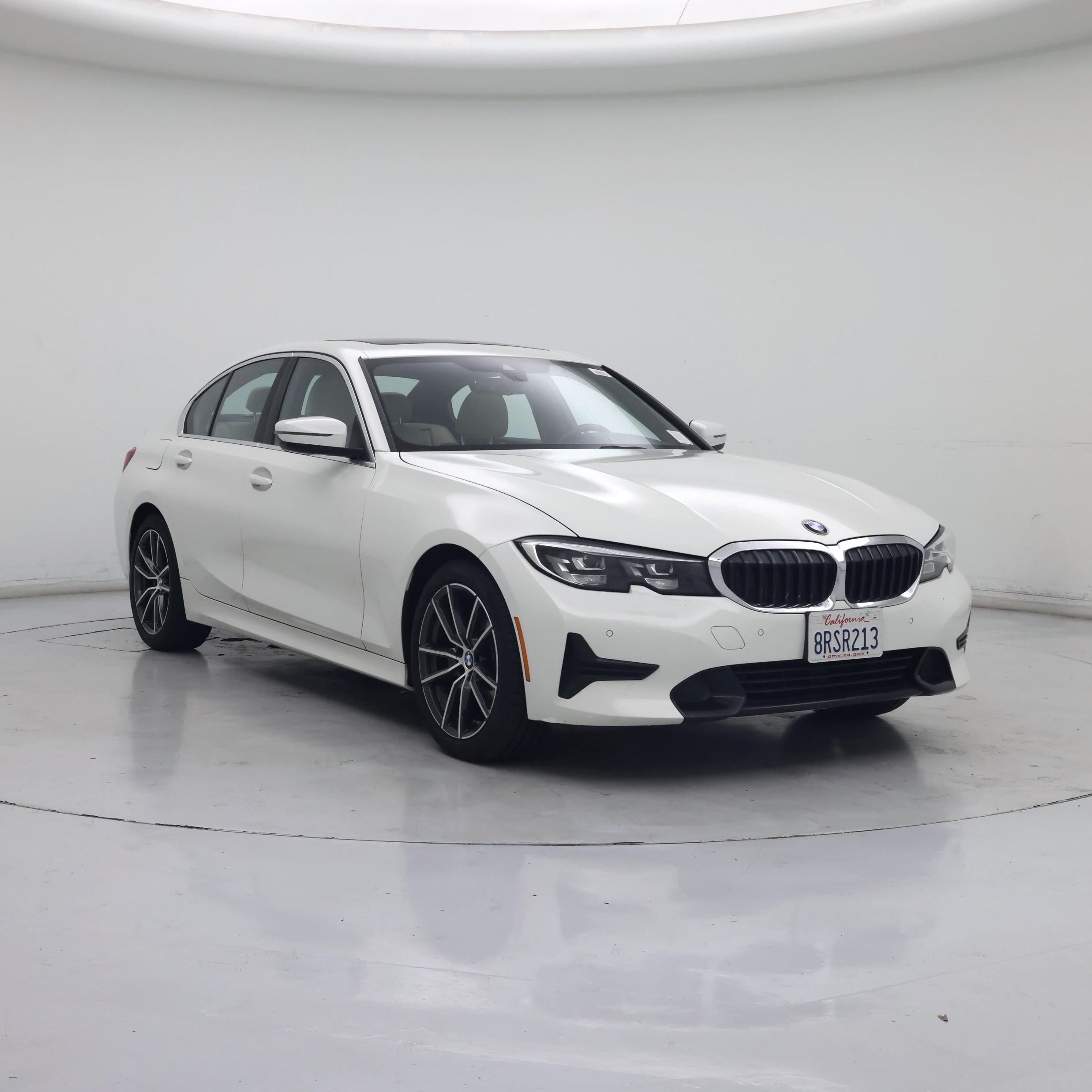 White 2019 BMW 3 Series Sedan Rear-Wheel Drive Automatic