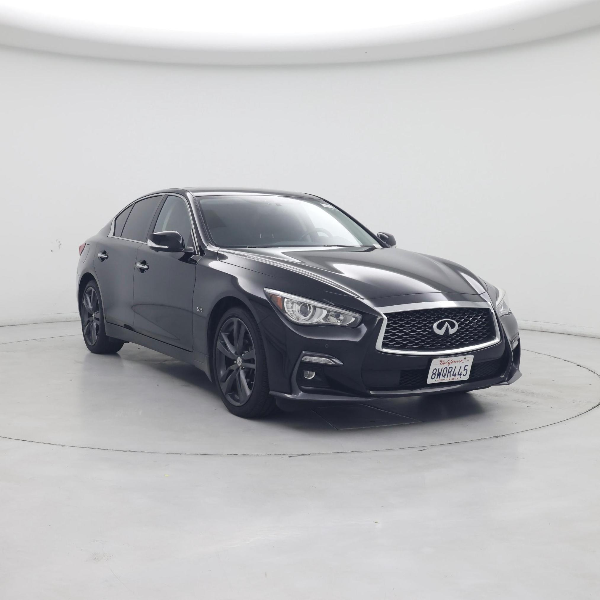 Black 2019 INFINITI Q50 Sedan All-Wheel Drive Automatic