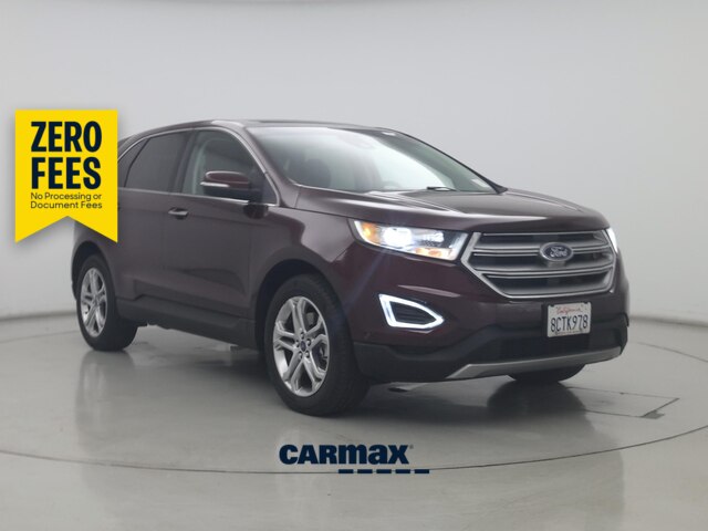 Red (Burgundy) 2017 Ford Edge SUV / Crossover Front-Wheel Drive Automatic
