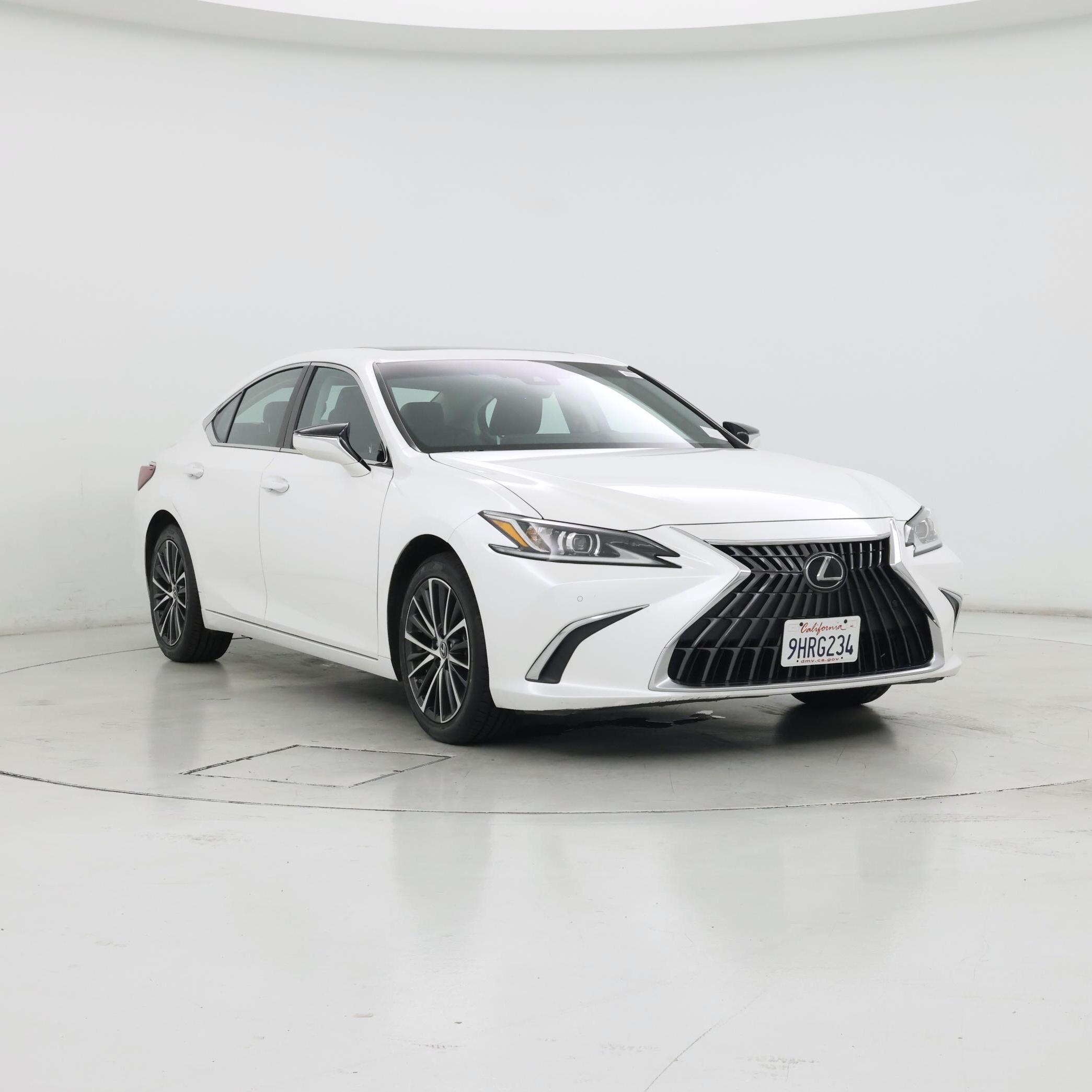White 2023 Lexus ES Hybrid Sedan Front-Wheel Drive Automatic