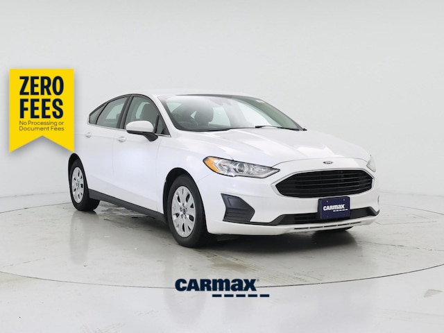 White 2020 Ford Fusion Sedan Front-Wheel Drive Automatic
