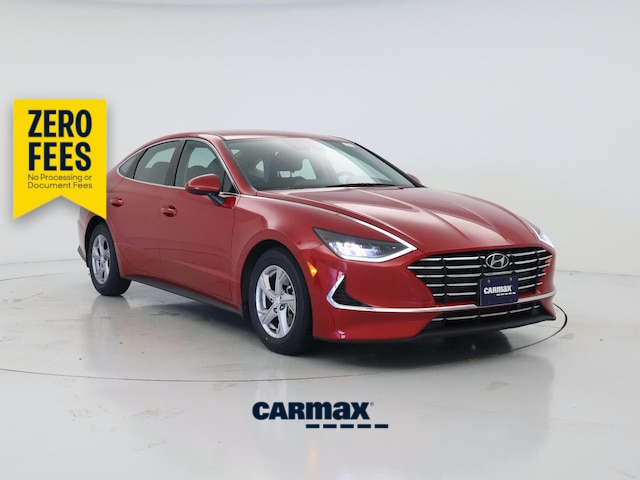 Red 2021 Hyundai Sonata Sedan Front-Wheel Drive Automatic