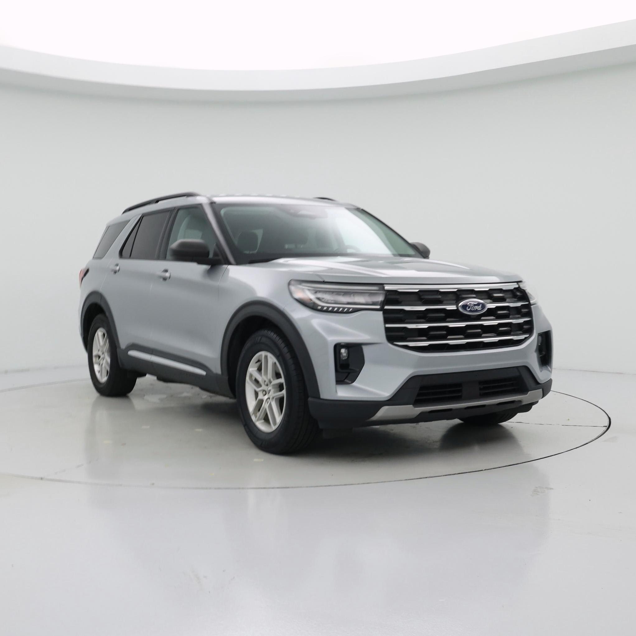 Silver 2025 Ford Explorer SUV / Crossover Rear-Wheel Drive Automatic