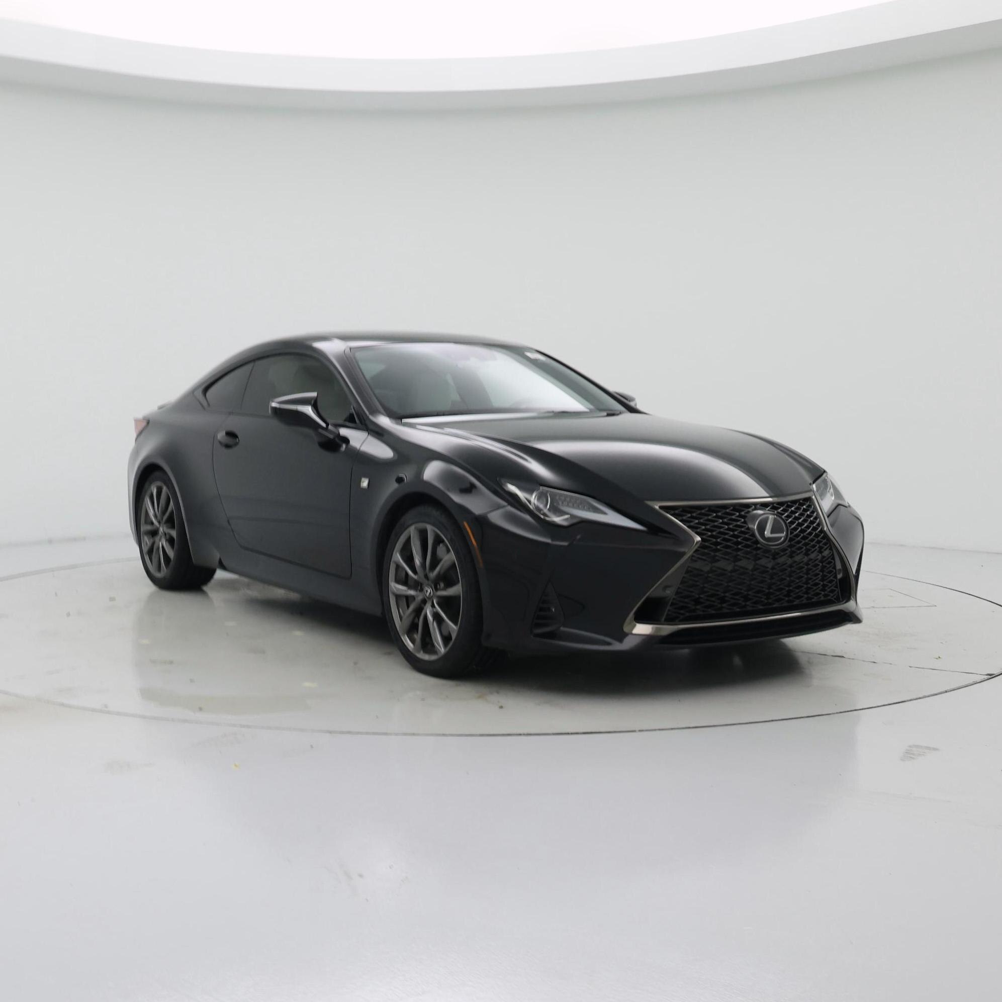 Black 2020 Lexus RC Coupe Rear-Wheel Drive Automatic