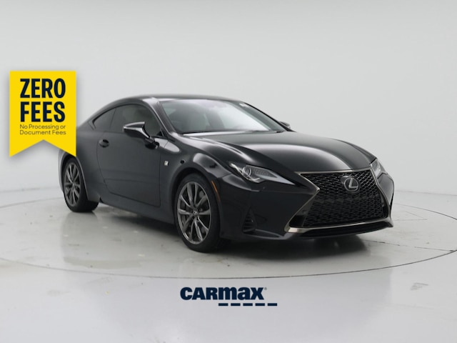 Black 2020 Lexus RC Coupe Rear-Wheel Drive Automatic