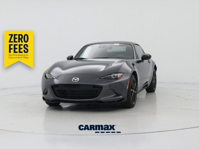 Gray 2021 Mazda MX-5 Miata Convertible Rear-Wheel Drive Automatic