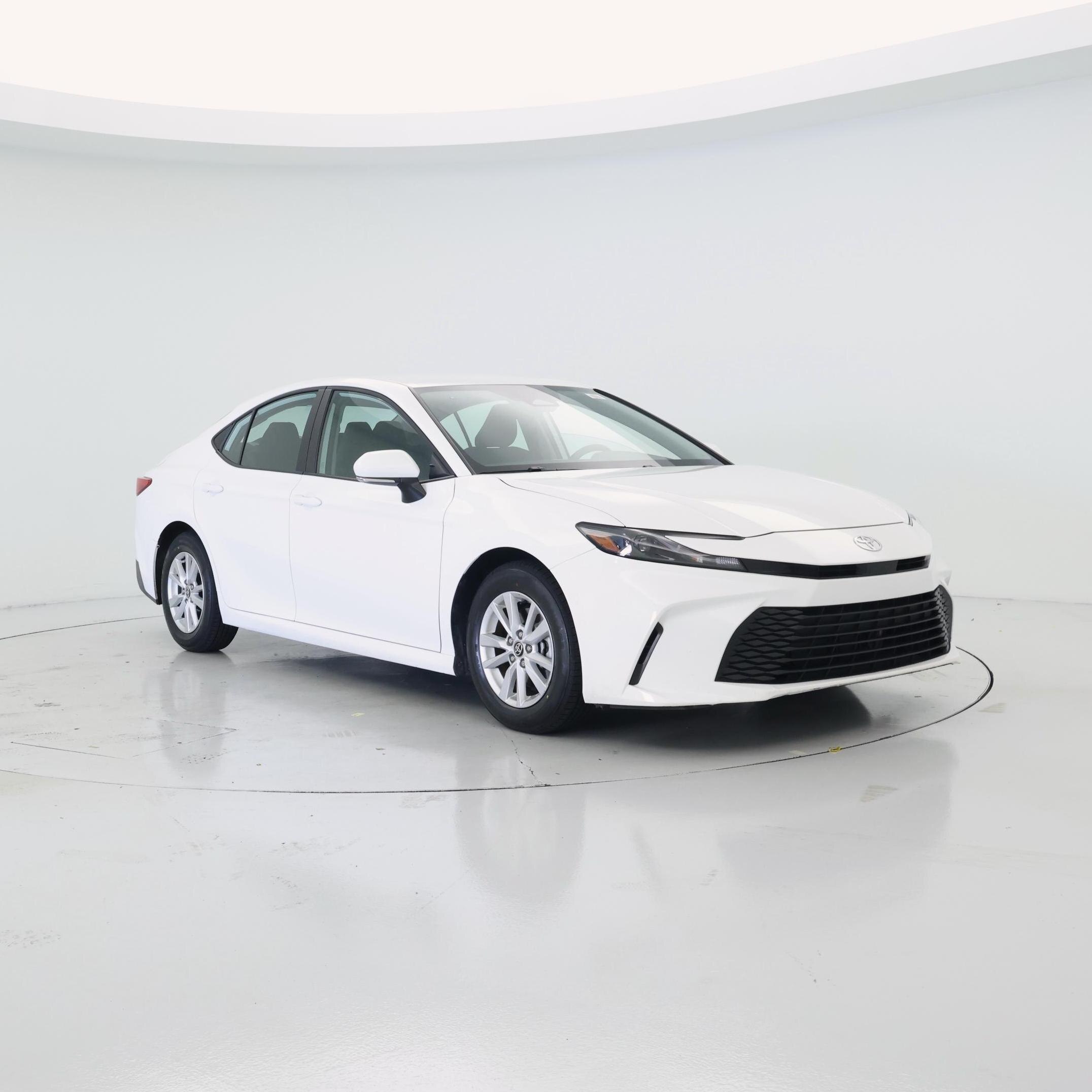 White 2025 Toyota Camry Sedan Front-Wheel Drive Automatic