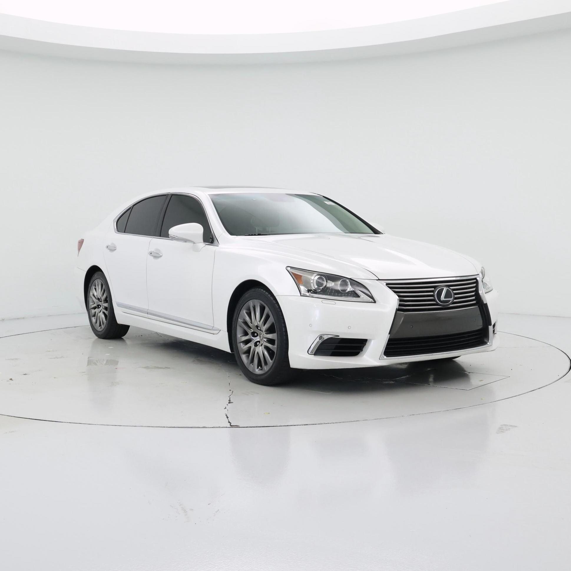 White 2017 Lexus LS Sedan Rear-Wheel Drive Automatic