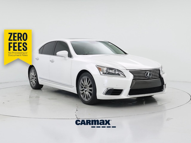 White 2017 Lexus LS Sedan Rear-Wheel Drive Automatic
