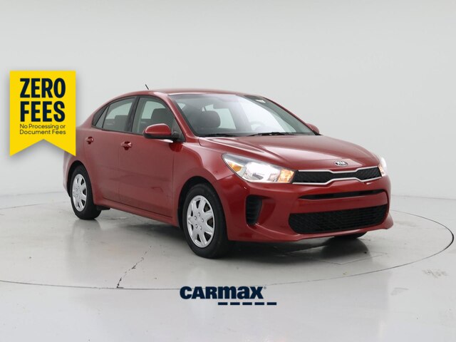 Red 2020 Kia Rio Sedan Front-Wheel Drive Automatic