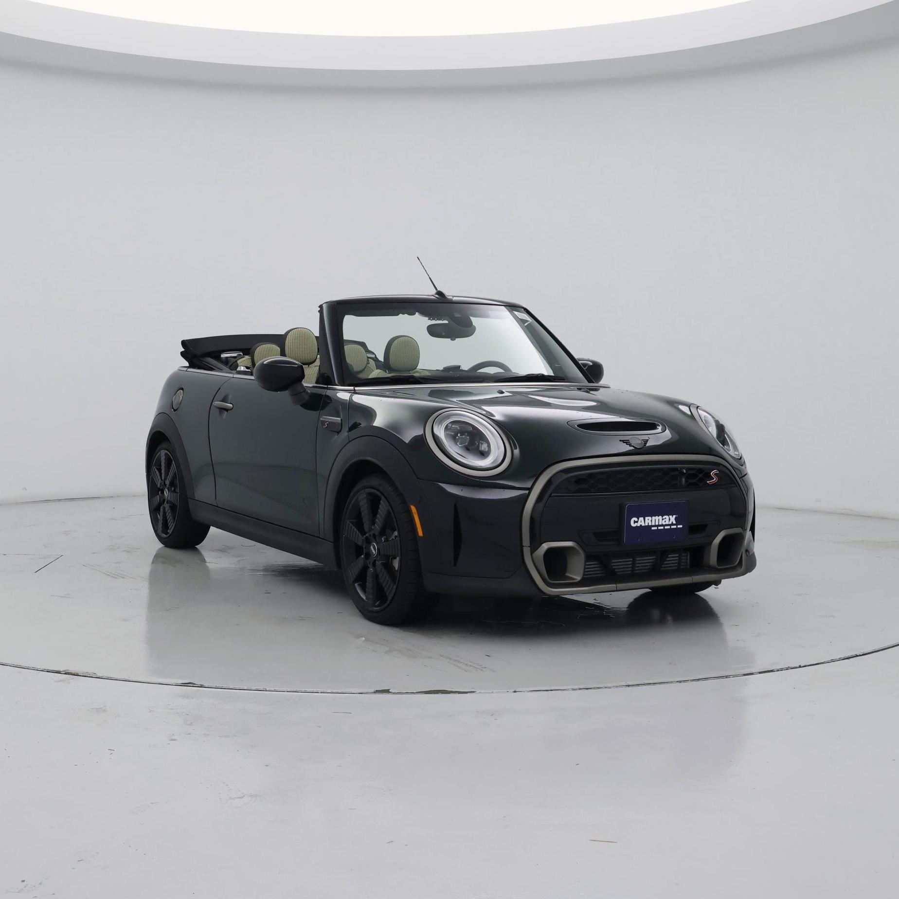 Green 2024 MINI Cooper Convertible Front-Wheel Drive Automatic