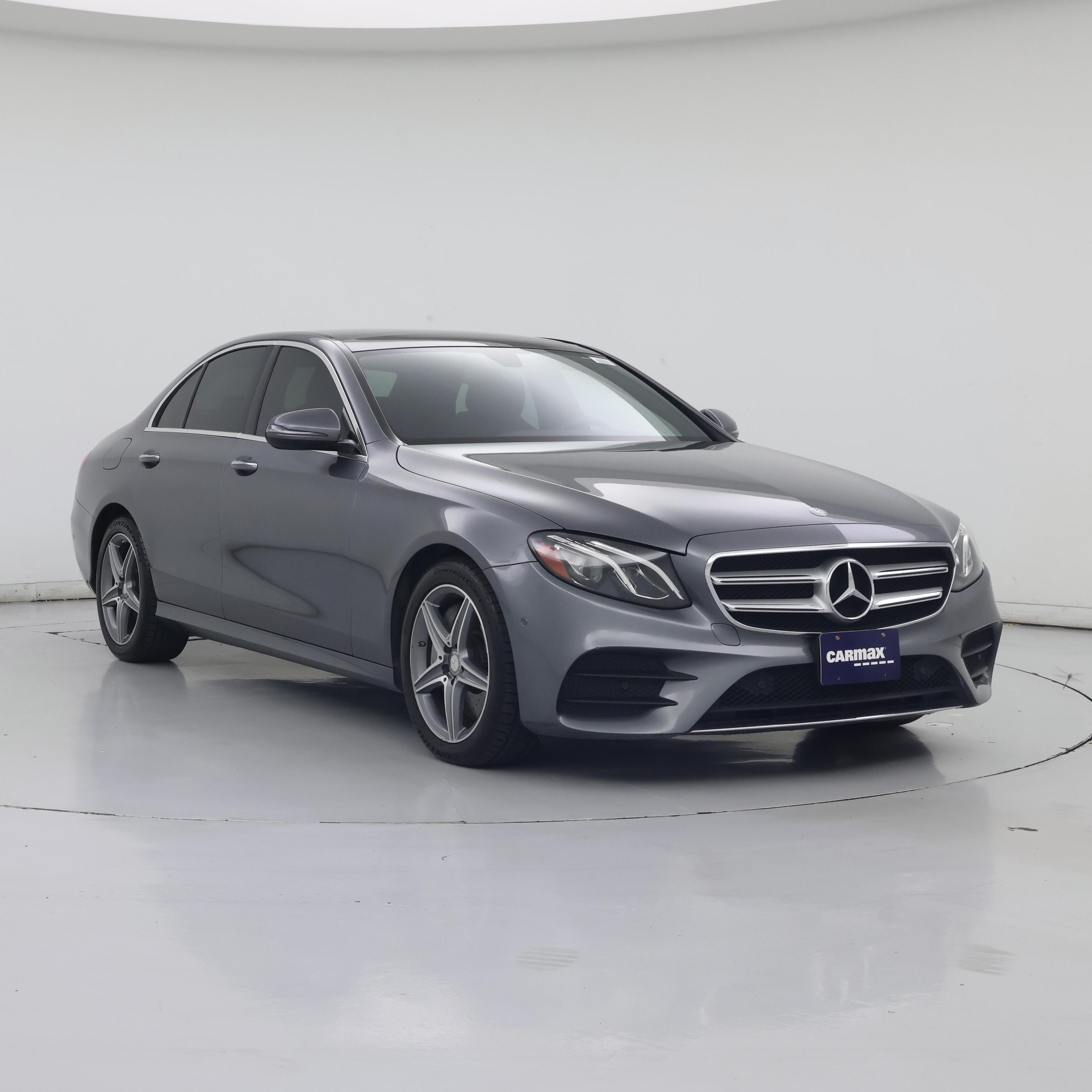 Gray 2017 Mercedes-Benz E-Class Sedan Rear-Wheel Drive Automatic