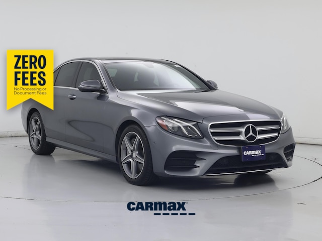 Gray 2017 Mercedes-Benz E-Class Sedan Rear-Wheel Drive Automatic