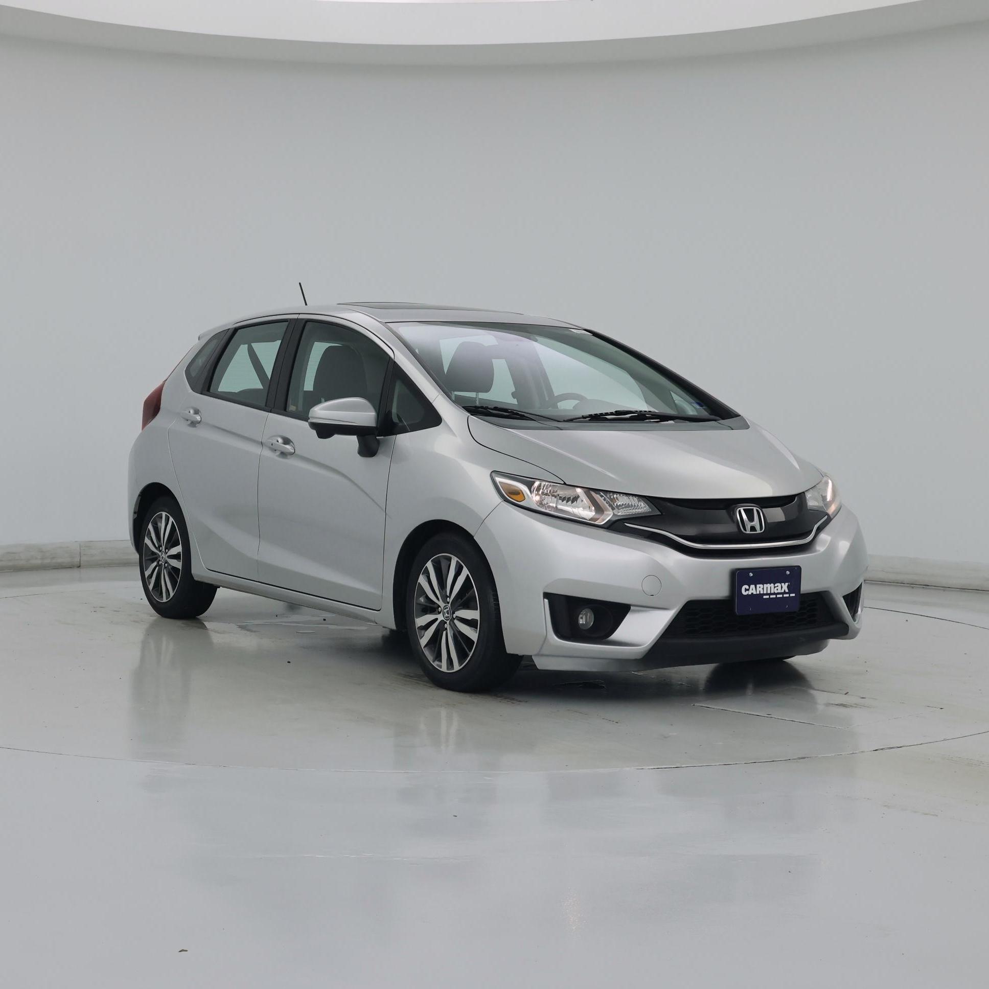 Silver 2015 Honda Fit Hatchback Front-Wheel Drive Automatic