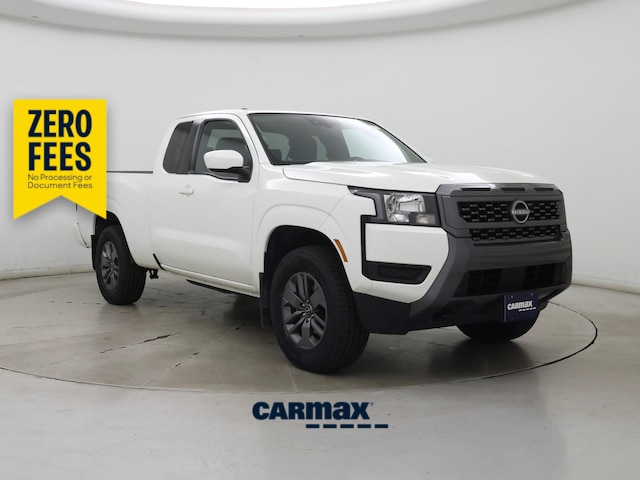 White 2025 Nissan Frontier Pickup Truck Four-Wheel Drive Automatic