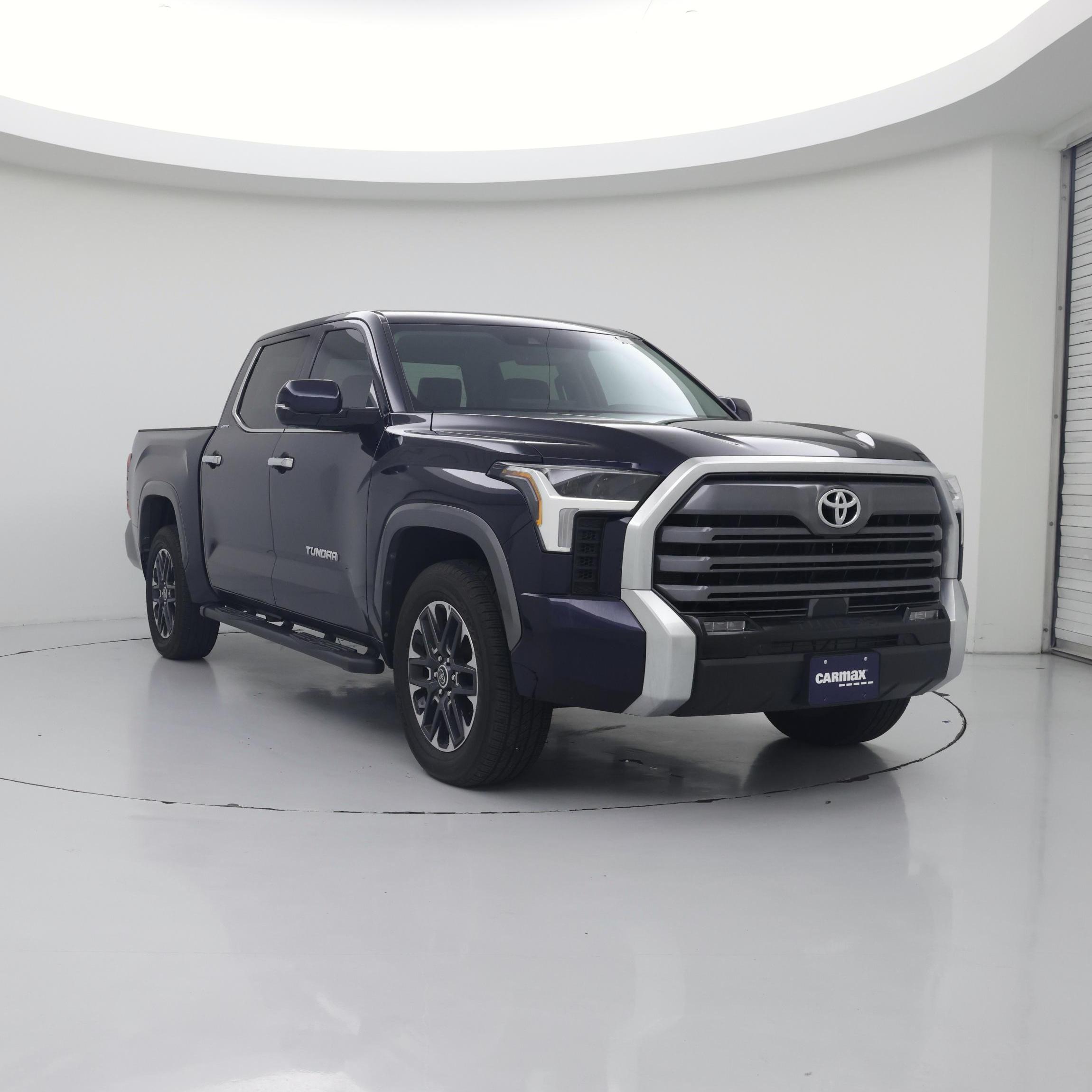 Blue 2024 Toyota Tundra Pickup Truck Four-Wheel Drive Automatic