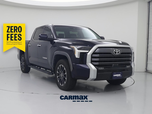 Blue 2024 Toyota Tundra Pickup Truck Four-Wheel Drive Automatic