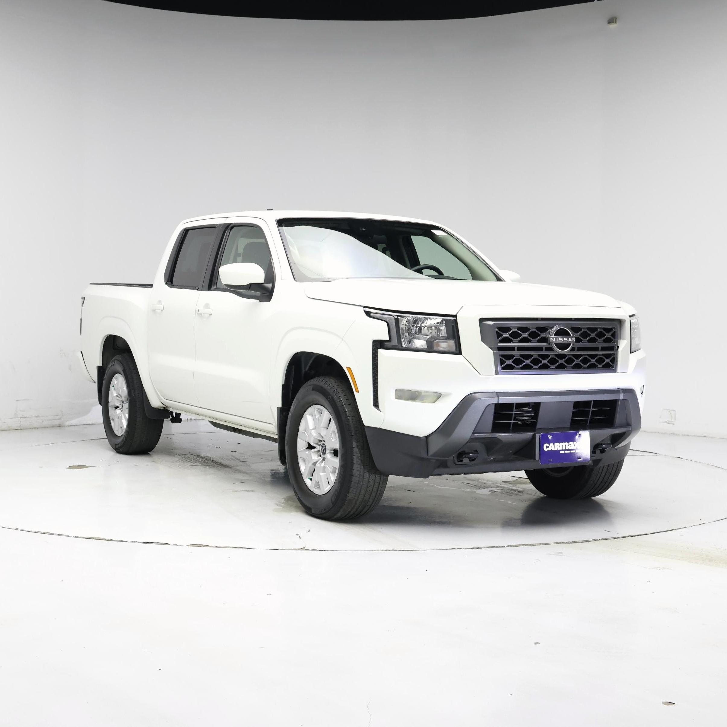 White 2023 Nissan Frontier Pickup Truck Four-Wheel Drive Automatic