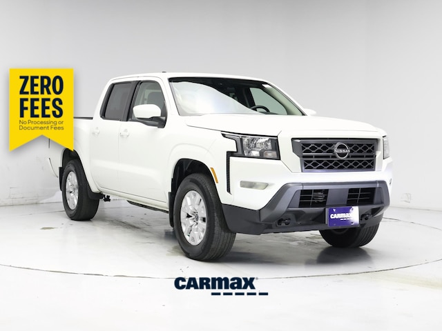 White 2023 Nissan Frontier Pickup Truck Four-Wheel Drive Automatic