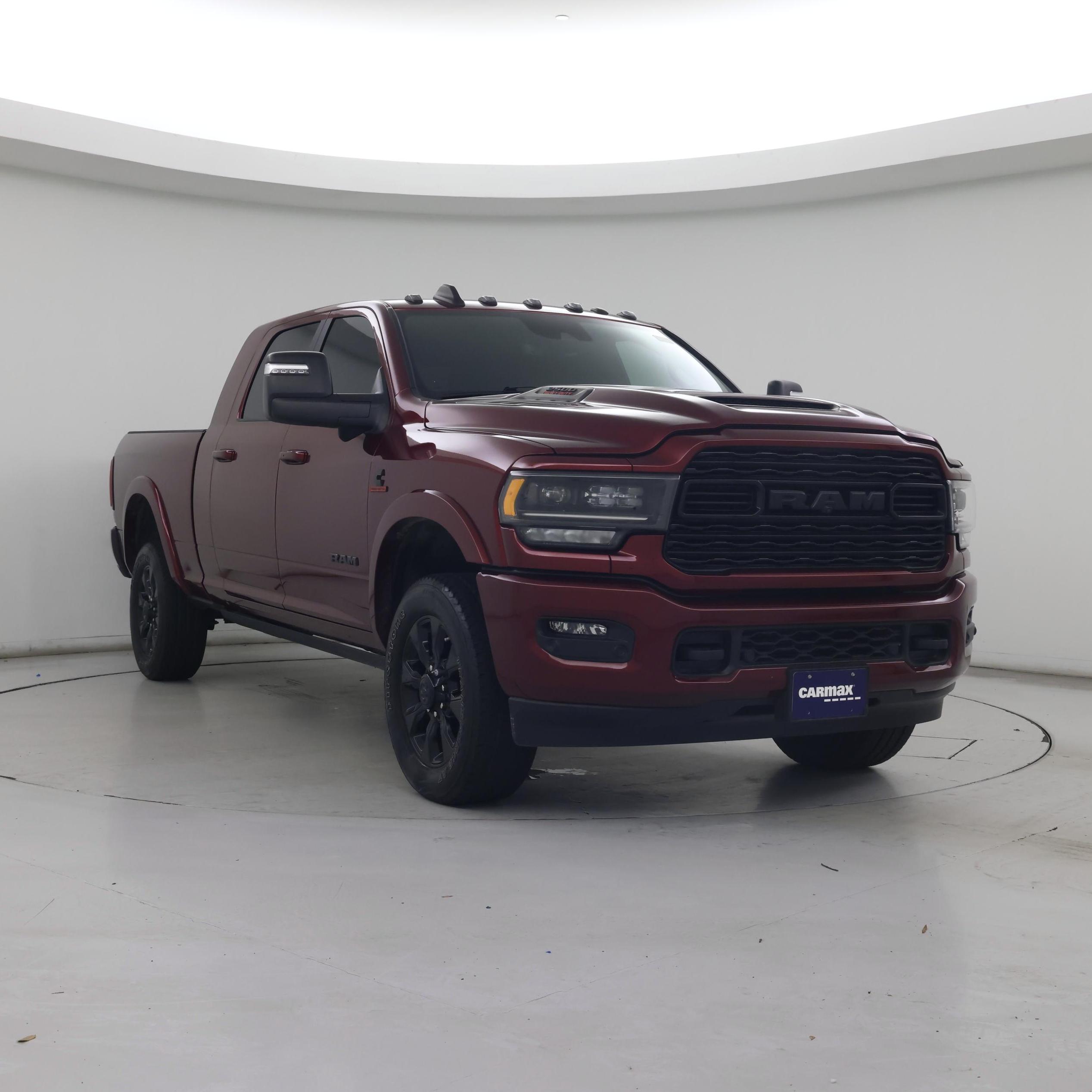 Red (Burgundy) 2024 RAM 2500 Pickup Truck Four-Wheel Drive 6-Speed Automatic