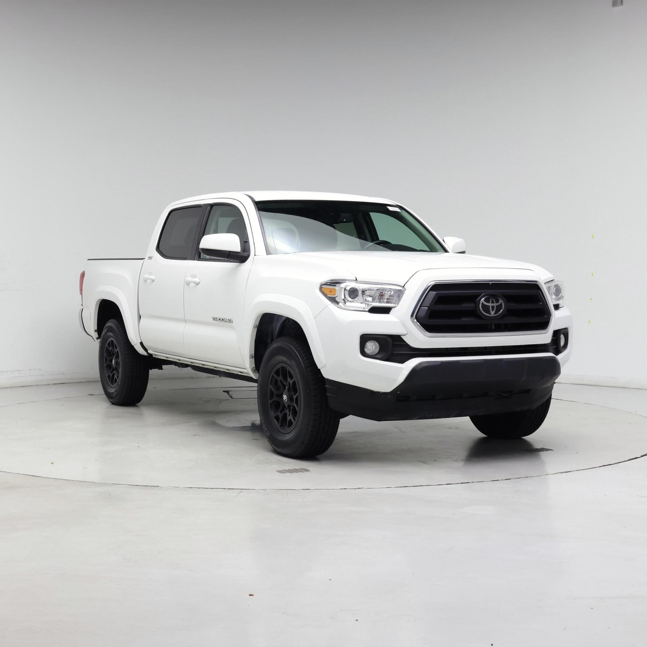 White 2021 Toyota Tacoma Pickup Truck 4X2 Automatic