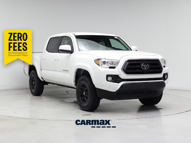 White 2021 Toyota Tacoma Pickup Truck 4X2 Automatic