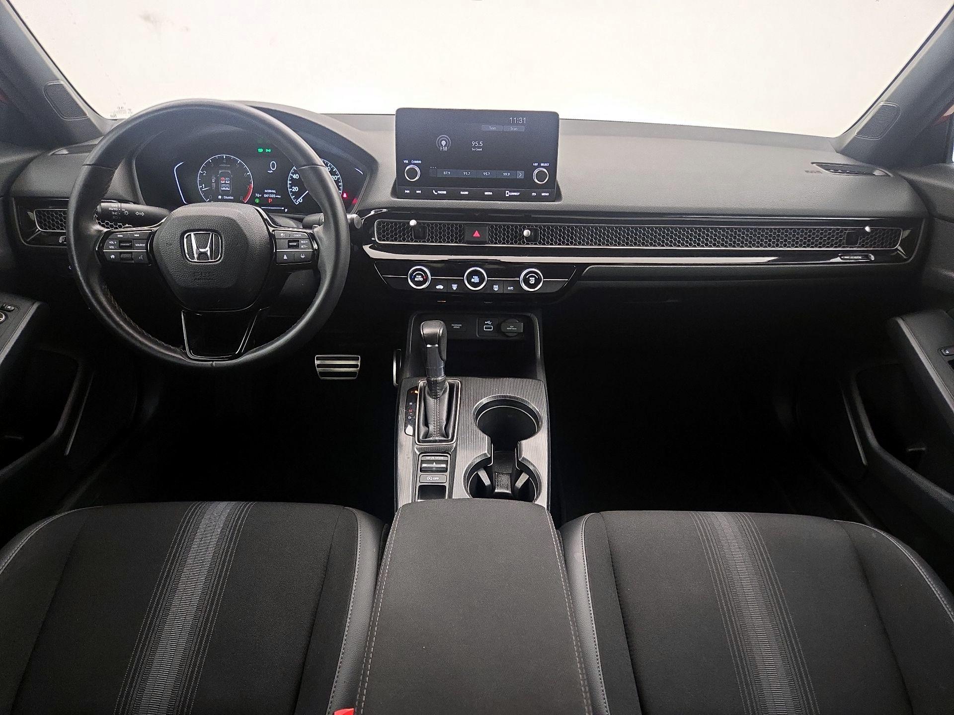 Red 2023 Honda Civic Sedan Front-Wheel Drive Automatic