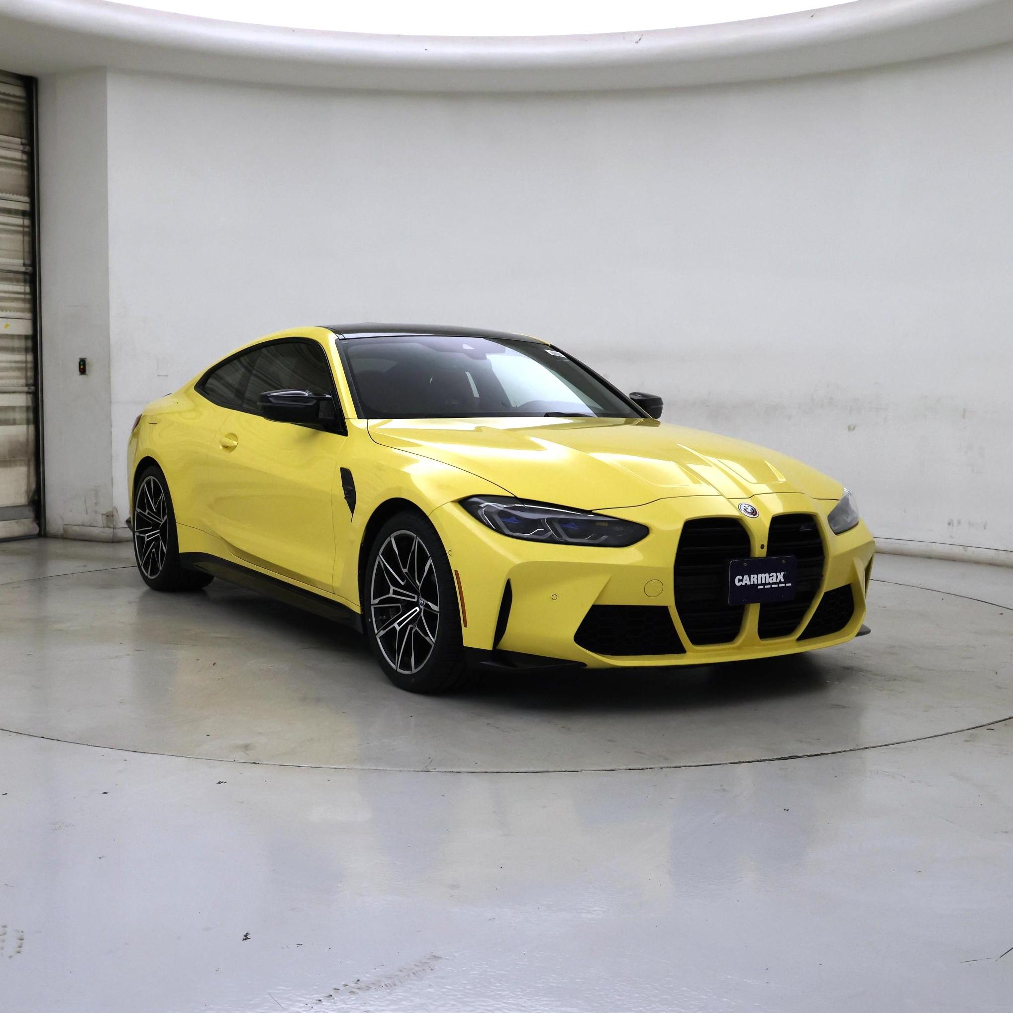 Yellow 2023 BMW M4 Coupe Rear-Wheel Drive Automatic