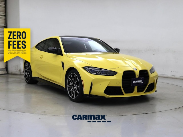 Yellow 2023 BMW M4 Coupe Rear-Wheel Drive Automatic