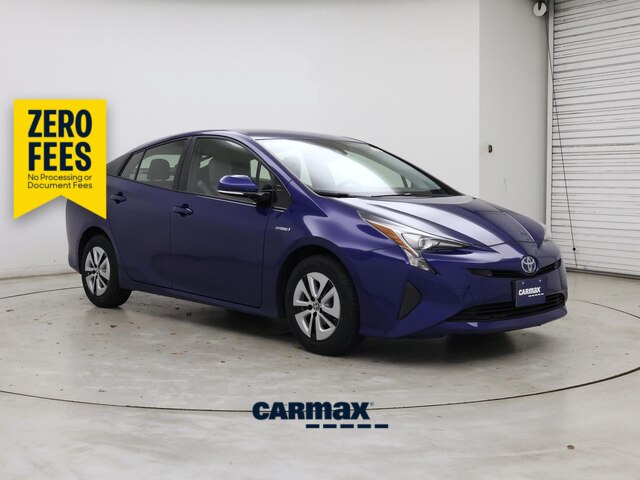 Blue 2017 Toyota Prius Hatchback Front-Wheel Drive Automatic