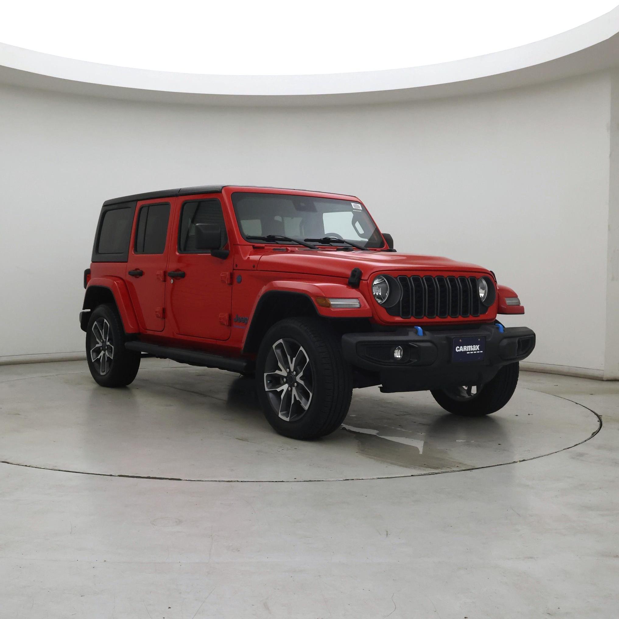 Red 2024 Jeep Wrangler 4xe SUV / Crossover Four-Wheel Drive Automatic