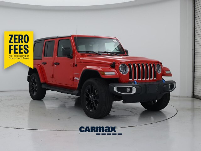 Red 2023 Jeep Wrangler 4xe SUV / Crossover Four-Wheel Drive Automatic