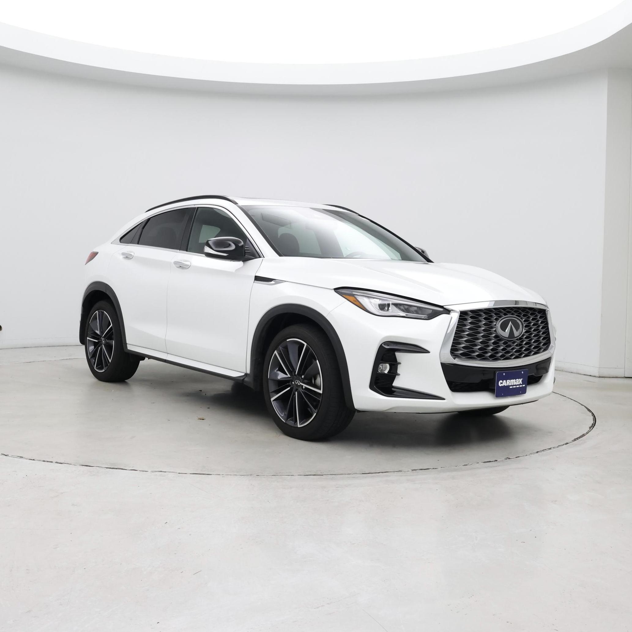 White 2023 INFINITI QX55 SUV / Crossover All-Wheel Drive Automatic