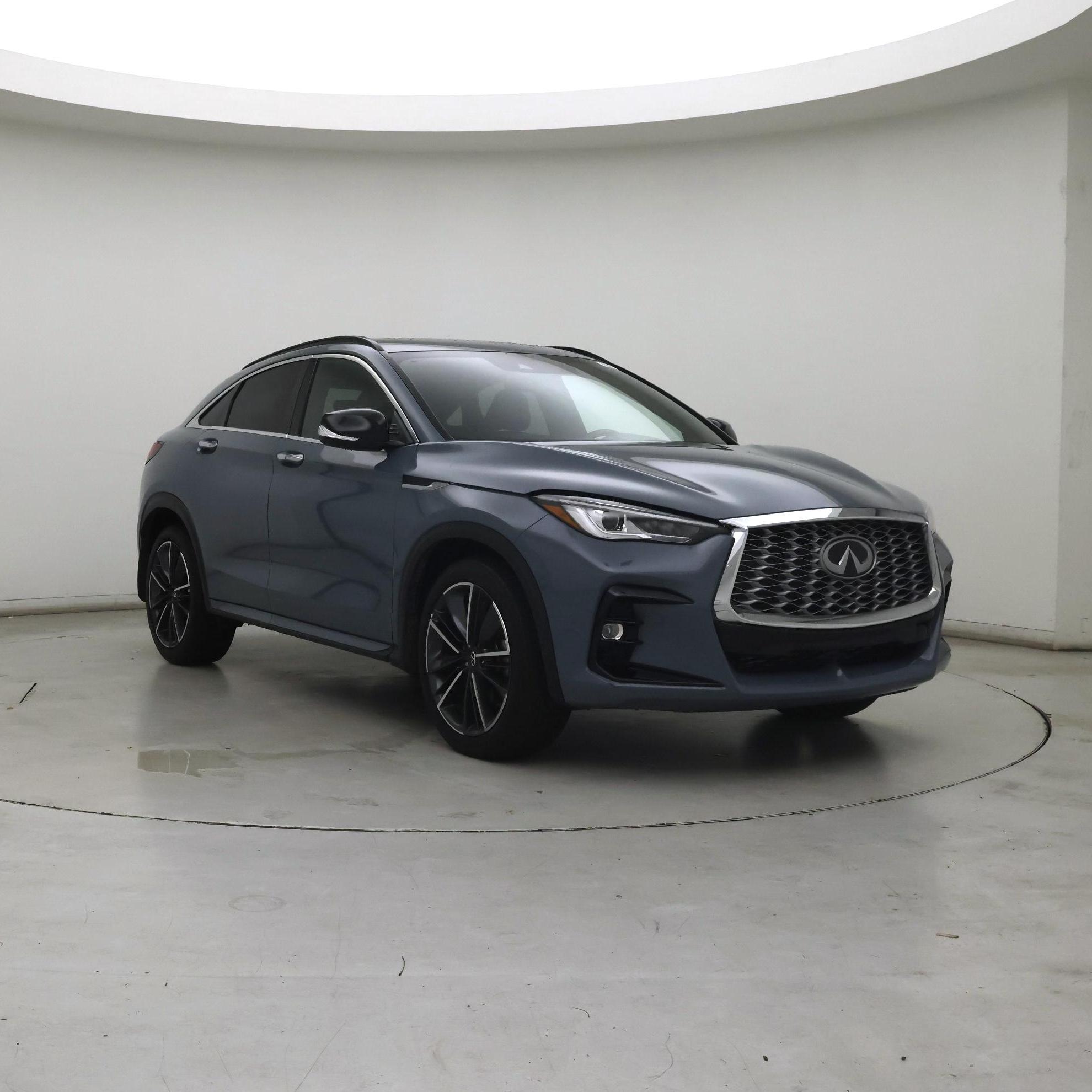 Gray 2023 INFINITI QX55 SUV / Crossover All-Wheel Drive Automatic