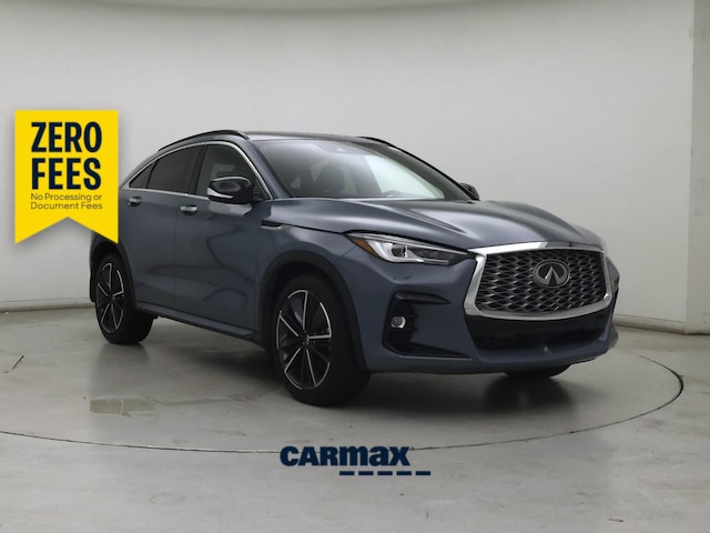 Gray 2023 INFINITI QX55 SUV / Crossover All-Wheel Drive Automatic