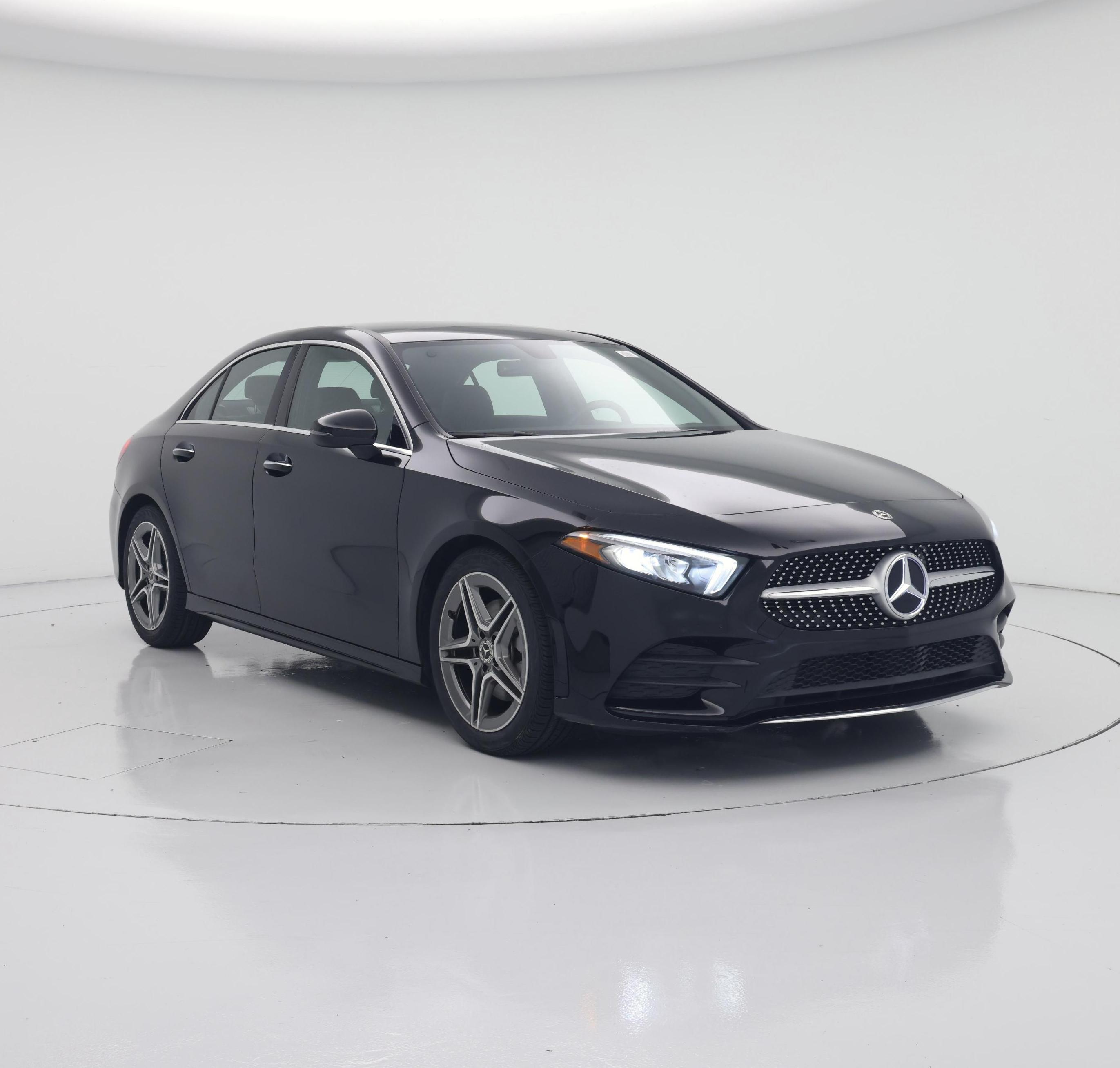 Black 2021 Mercedes-Benz A-Class Sedan All-Wheel Drive Automatic
