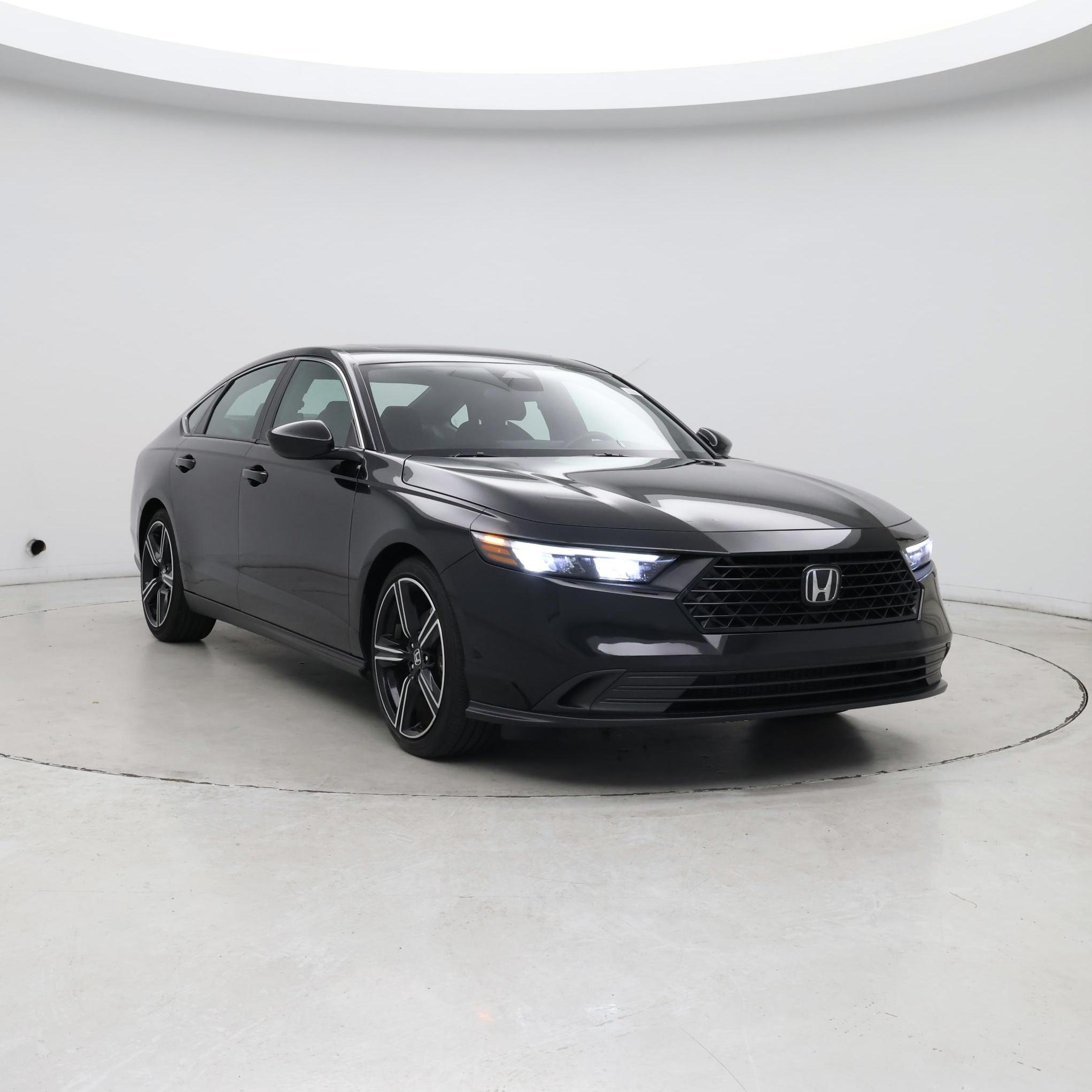 Black 2025 Honda Accord Hybrid Sedan Front-Wheel Drive Automatic