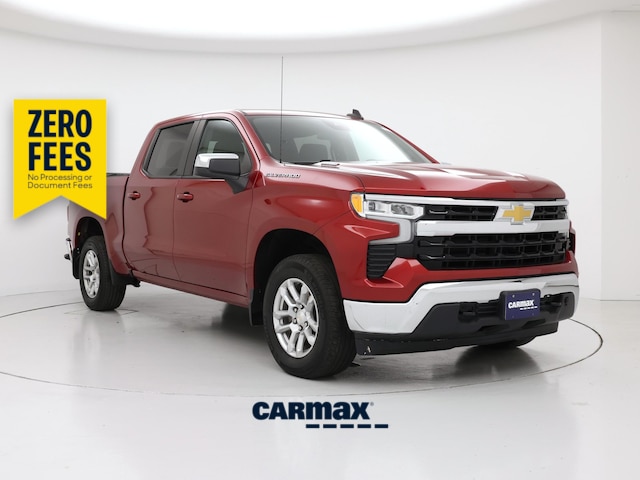 Red 2023 Chevrolet Silverado 1500 Pickup Truck Four-Wheel Drive Automatic