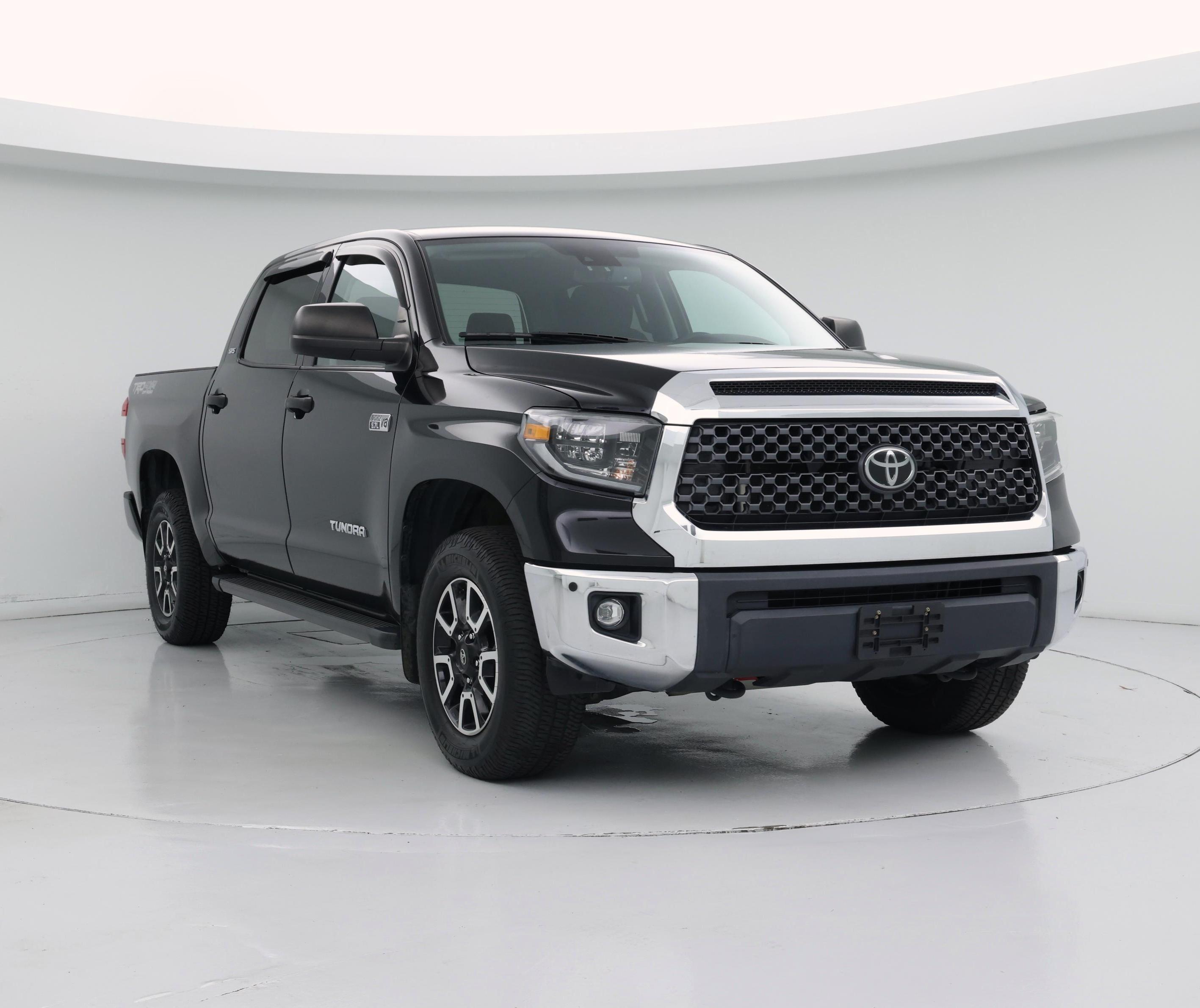 Black 2021 Toyota Tundra Pickup Truck Four-Wheel Drive Automatic