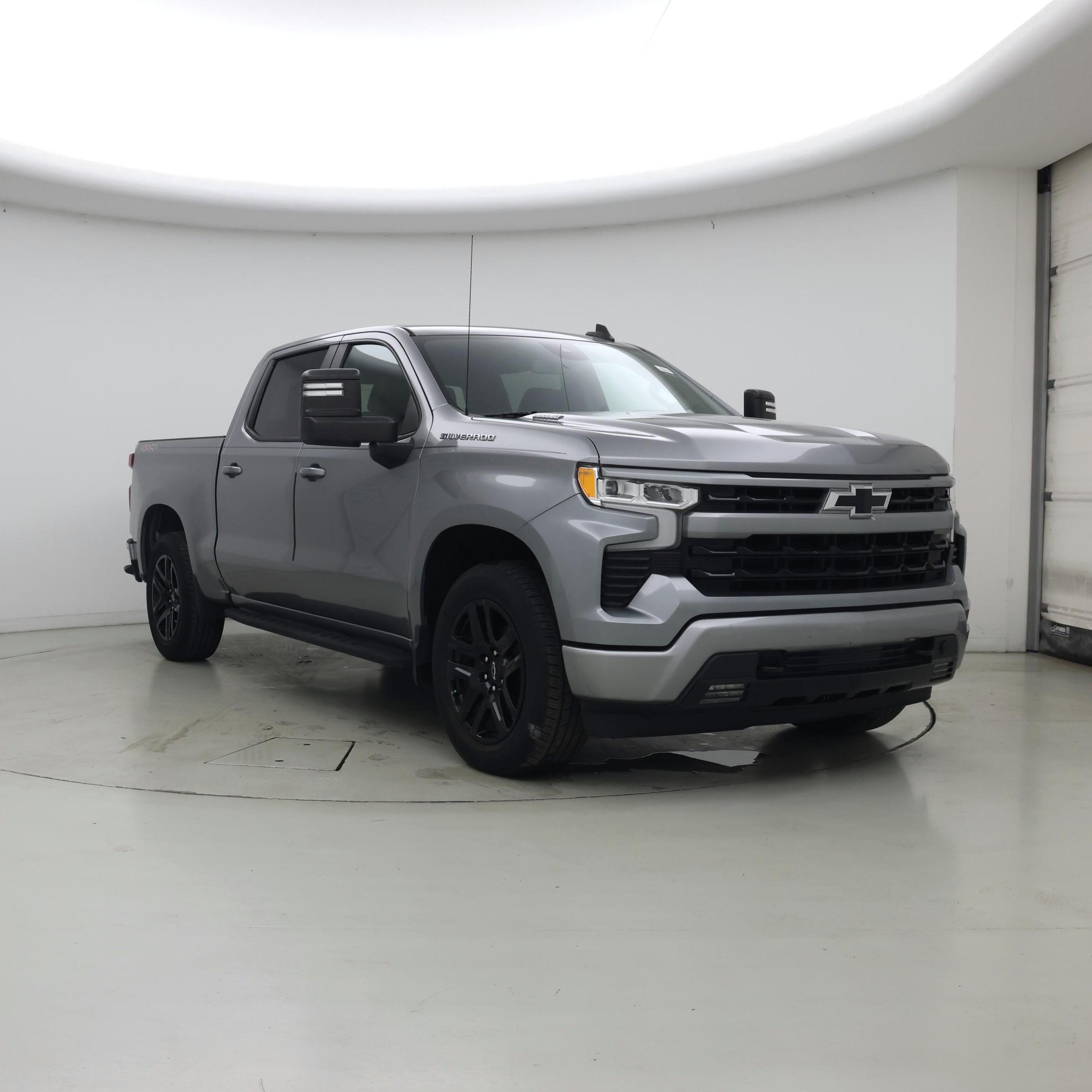 Gray 2023 Chevrolet Silverado 1500 Pickup Truck Four-Wheel Drive Automatic